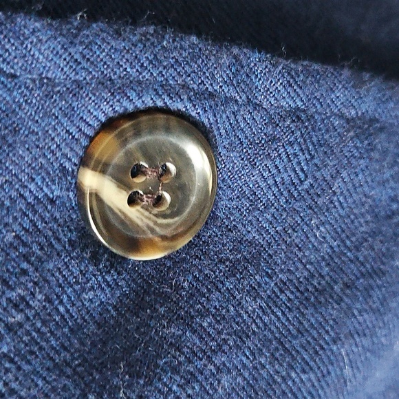 LuLaRoe Abigail Button Down Navy Blue Shacket - Picture 7 of 13